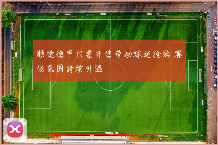 顺德德甲门票开售带动球迷抢购 赛场氛围持续升温